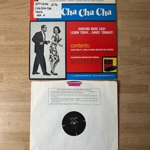 MATTEL OPTIGAN ORGAN RECORD - CHA-CHA-CHA - DISC # 70156 - VER. A MELLOTRON RARE